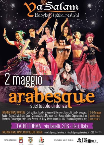 6° edizione Festival Internazionale di Danze e Culture del Mediterraneo “YA SALAM BABYLON APULIA FES
