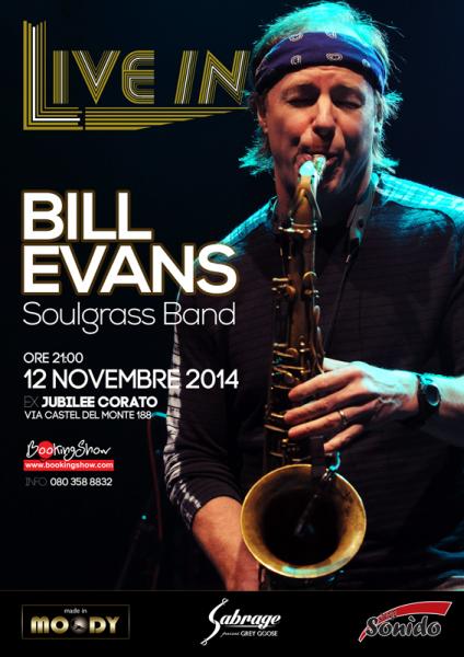 BILL EVANS & Soulgrass Band LIVE CORATO