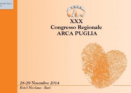 XXX CONGRESSO REGIONALE ARCA PUGLIA