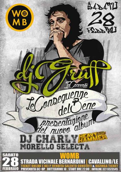DJ Gruff live al Womb di Cavallino Sabato 28 Febbraio