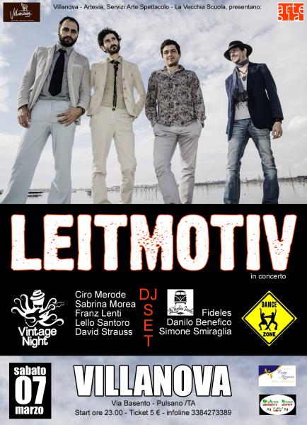 Leitmotiv in concerto + Vintage Night, the party!!! + Dance Zone