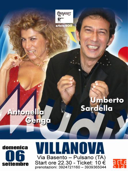 Cabaret con Umberto Sardella e Antonella Genga (dalla sit-com MUDU')