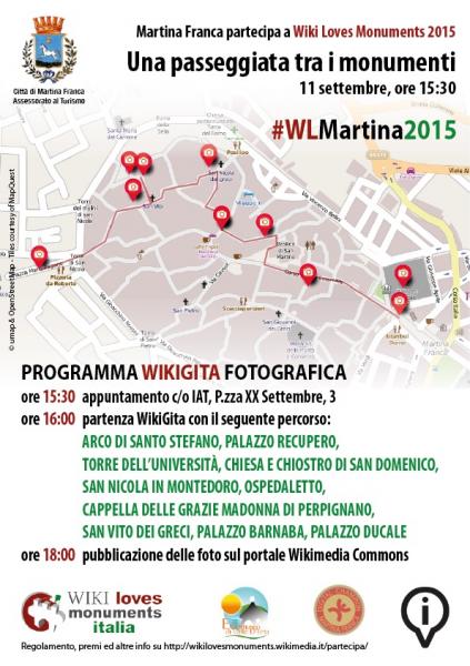 °WLMartian2015: Una passeggiata fotografica tra i monumenti di Martina Franca
