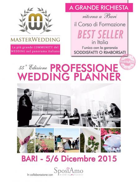 Corso wedding planner a Bari 