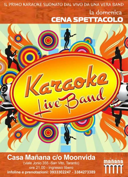 Karaoke Live Show / cantare con una vera band! - Cena spettacolo