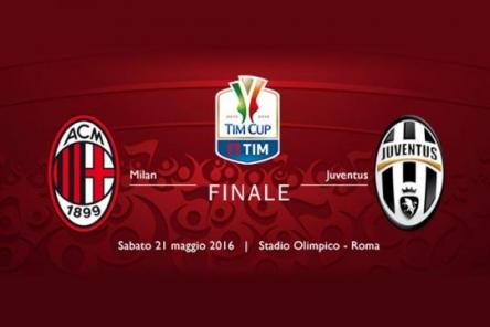 Sabato 21 maggio 2016 ore 20:45 - JUVENTUS vs MILAN Coppa Italia - Finale in diretta al Birrbante!