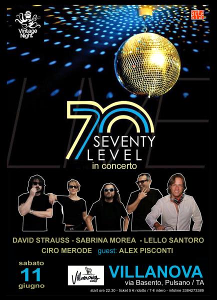 Vintage Party con Seventy Level in concerto + Dj Set