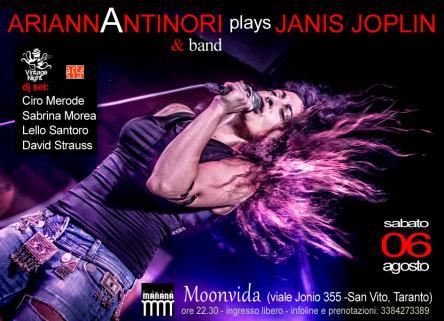 Arianna Antinori & Band plays Janis Joplin (unica data in Puglia)