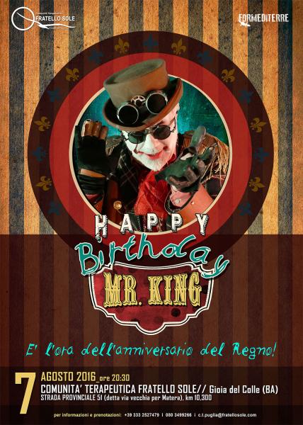 HAPPY BIRTHDAY, MR.KING!