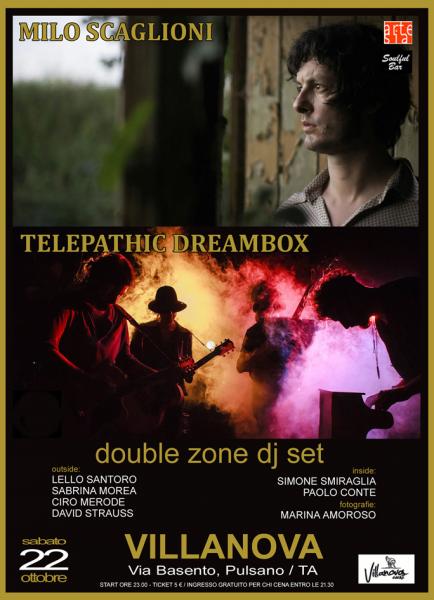 Milo Scaglioni + Telepathic Dreambox in concerto