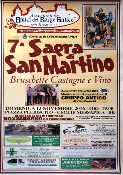 7^ Sagra di S. Martino Bruschette, Castagne e Vino