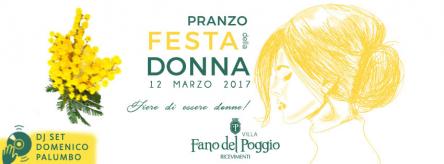 Festa della Donna in Puglia a Villa Fano del Poggio Ricevimenti