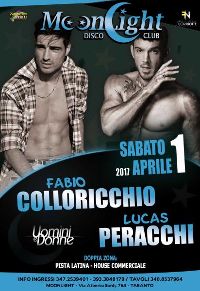Sab 1 Aprile - MOONLIGHT Disco @ Taranto - Latin & House Party ospiti i tronisti Fabio Colloricchio