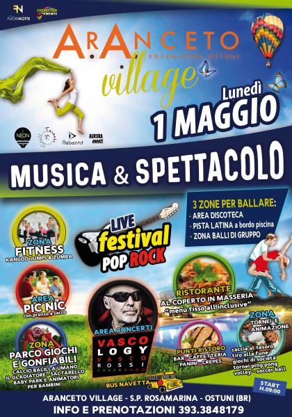Aranceto Village - 1 Maggio a Ostuni - Musica e Spettacolo