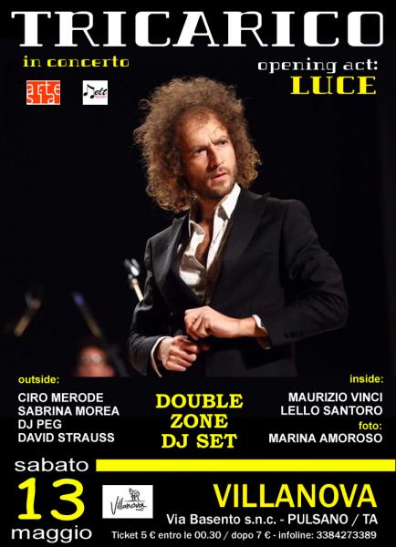 TRICARICO in concerto - opening act: LUCE in concerto