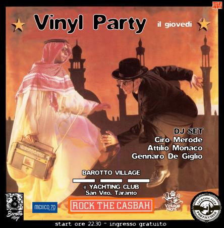 Vinyl Party, dj set tutto in vinile