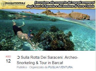 Sulla rotta dei Saraceni: archeo snorkeling & tour in barca!