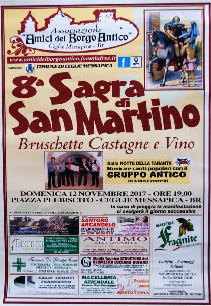 8^ sagra di S. Martino - Bruschette Castagne e Vino