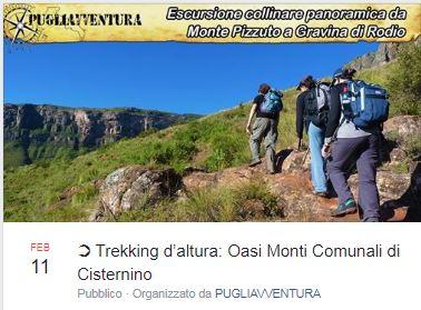 Trekking d'altura: Oasi Monti Comunali di Cisternino