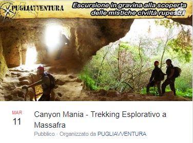 Canyon mania: trekking esplorativo a Massafra