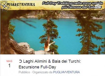 Laghi Alimini e Baia dei Turchi: escursione Full day