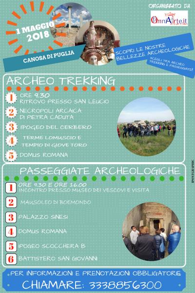 ARCHEO TREKKING E PASSEGGIATE ARCHEOLOGICHE IL 1 MAGGIO