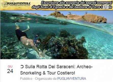 Sulla rotta dei saraceni: archeo snorkeling e tour costiero!