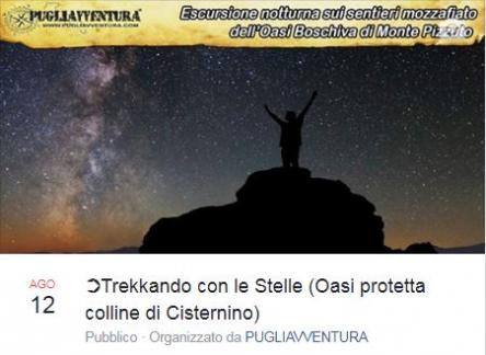 Trekkando con le stelle: Oasi protetta colline di Cisternino