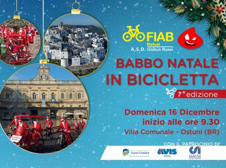 Babbo Natale in Bicicletta