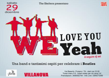 We Love You Yeah: The Skelters and friends, una band e tantissimi ospiti per celebrare i Beatles