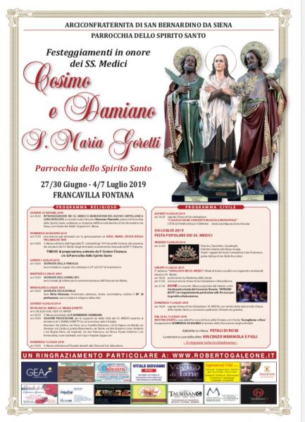 festa dei santi medici francavilla Fontana