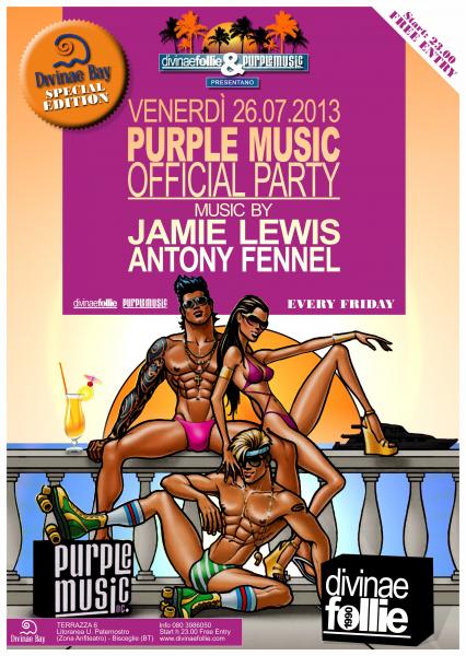 Jamie Lewis & Antony Fennel by Purple Music in Purple Music official party