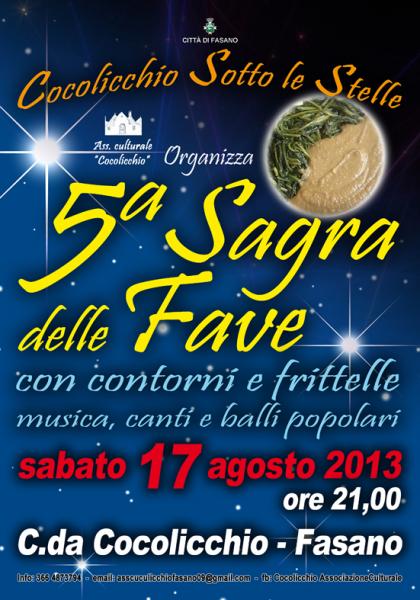 5^SAGRA DELLE FAVE CON CONTORNI E FRITTELLE
