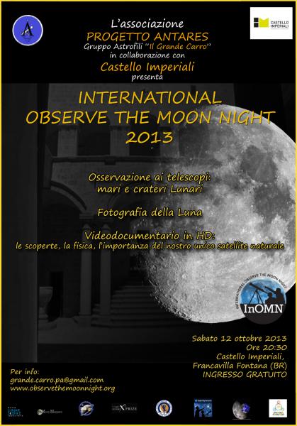 InOMN - International Observe the Moon Night 2013 - Francavilla