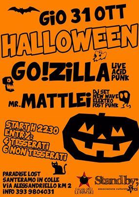 ARCI HALLOWEEN NIGHT - GO!ZILLA live + mr.MATTLEI djset