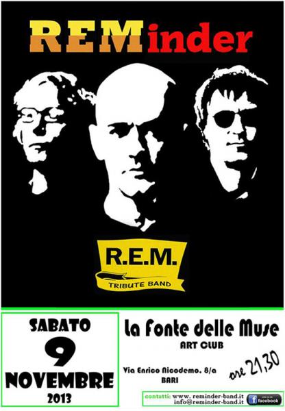 REMinder - R.E.M. Tribute Band - in Concerto