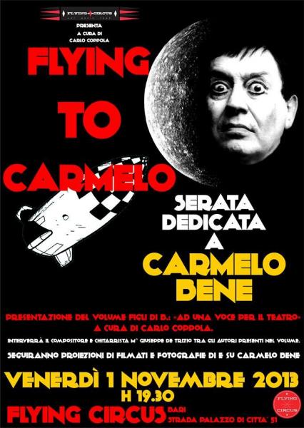 Carlo Coppola e Giuseppe De Trizio ricordano Carmelo Bene
