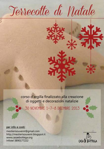 Corso Argilla: Terrecotte di Natale