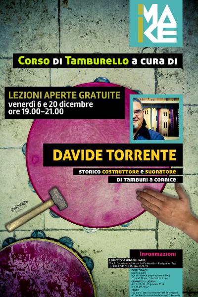 CORSO DI TAMBURELLO con Davide Torrente | OPEN DAYS