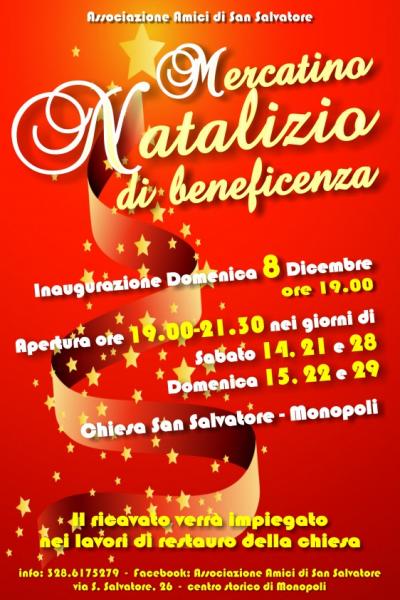 MERCATINO NATALIZIO DI BENEFICENZA 2013