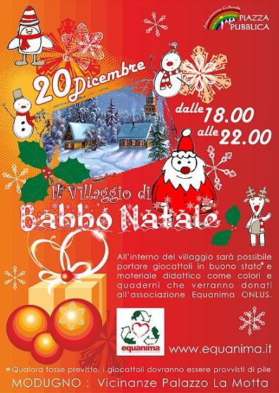 Il centro storico di Modugno diventa il Villaggio di Babbo Natale