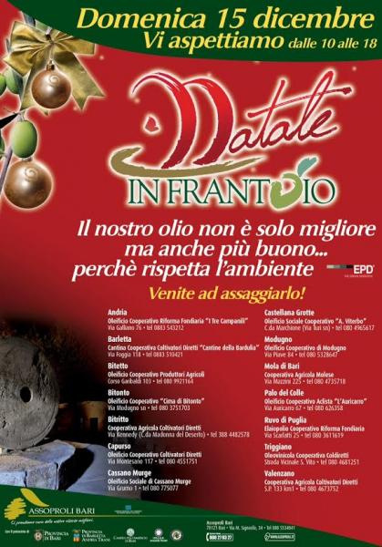 RITORNA NATALE IN FRANTOIO