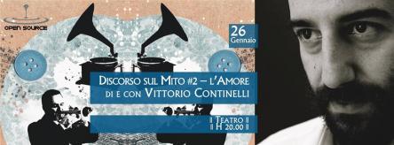 Discorso sul Mito #2 – l’Amore /// di e con Vittorio Continelli