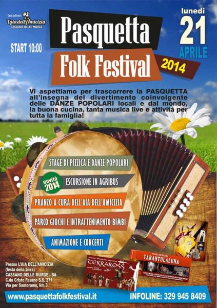 PASQUETTA FOLK FESTIVAL 2014