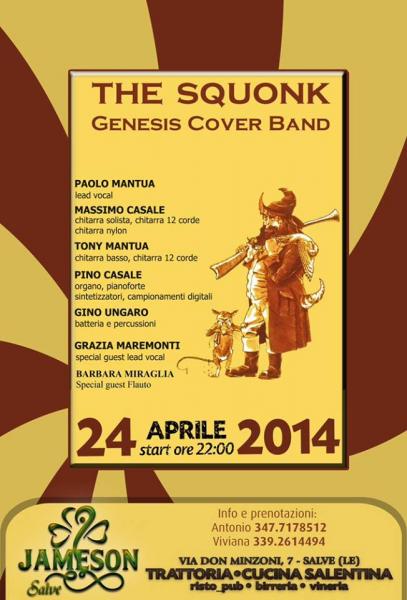 The SQUONK // Official Europe GENESIS Tribute band