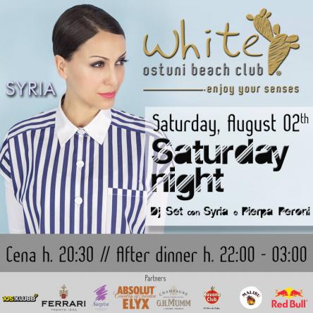 Saturday Night con Syria