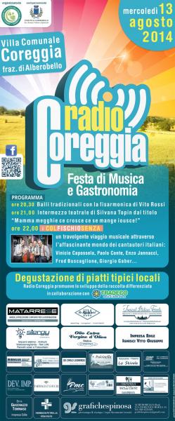 Radio Coreggia: Festa di Musica e Gastronomia