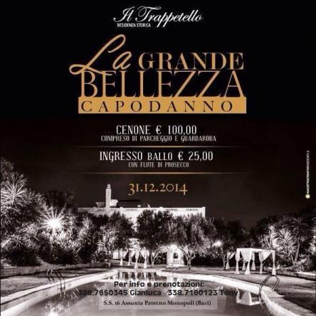 CAPODANNO AL TRAPPETELLO - La Grande Bellezza