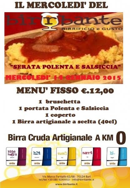 IL MERCOLEDI' DEL BIRRBANTE 