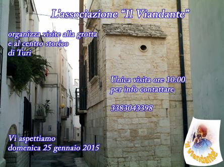 visita alla grotta e al centro storico di turi